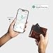 SPOTMINDERS Apple MFi Certified Wallet Tracker - Works With Apple Find My Tracking Card for Wallet Card Rechargeable Tag IP68 Waterproof 0.07in Slim Iphone Item Finder Smartcard for Luggage Tags Purse
