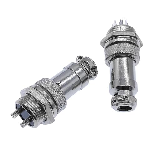 Conector de cable GX16 de 6 pines contra falsos contactos en electrónica 4