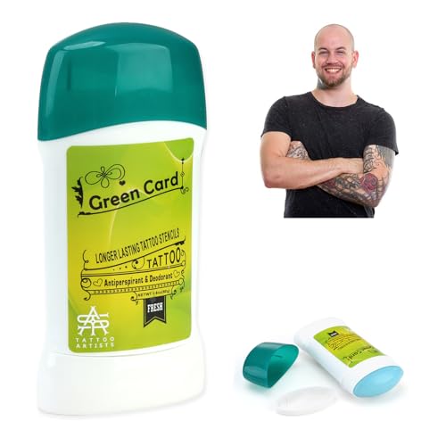 Crema de Transferencia para Tatuajes 51g, Gel de Transferencia de Stencil para Tatuaje, Tattoo Transfer Cream de Jabón Plantilla Profesional, Suministros de Tatuaje para Arte Corporal Segura
