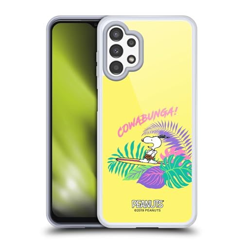 Funda Snoopy para Samsung Galaxy A13 de gel flexible con diseño aloha de Peanuts