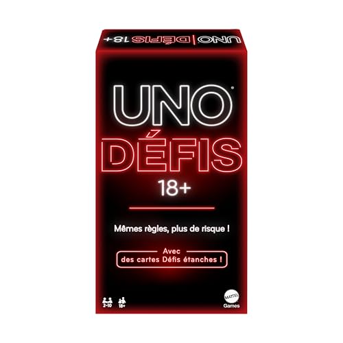 Mattel Games UNO DÉFIS Jeu de Cartes Réservé