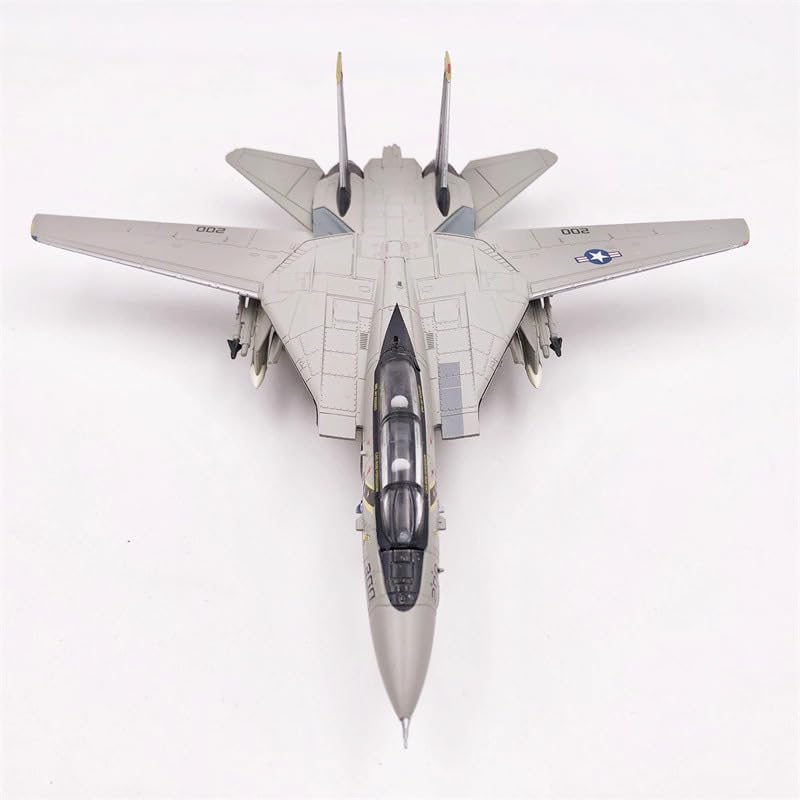 US F14 Military Aircraft Model 1/100 Scale Tomcat Fighter Jet Model, Alloy Simulation Diecast, VF-84, Military Airplane, Home Decor, Gift.