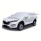 Half Car Cover,Compatible with Audi Q2 Q3 Q7 S3 S4 RS3 S6 RS6 R8 TT TTS,Protecting car parts - Image 6