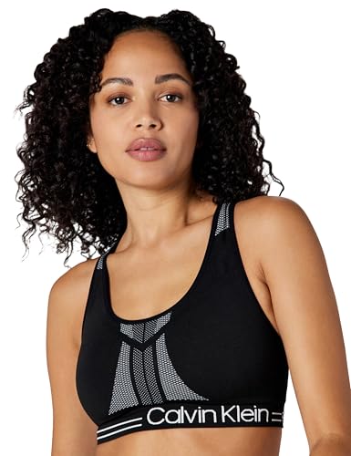 Sujetador deportivo Calvin Klein para mujer sin aros en color negro