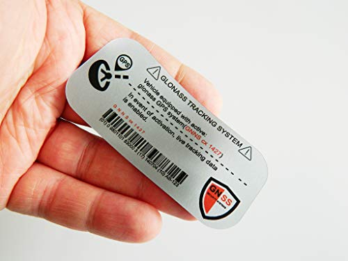 auto-badges Adhesivo de vinilo adhesivo para alarma de vehículo de coche X2 Cover