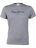 100 Prozent Baumwolle Pepe Jeans Herren T-Shirt Pepe Jeans, Grau (Grey Marl), Medium