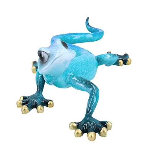 Ab Tools Blue Speckled Gecko Lizard Resin Wall Shed Sculpture Decor Statue Large House #TOP5
