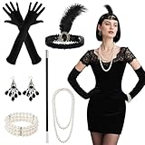 Cadeau parfait : cet ensemble de bijoux est un excellent cadeau pour les femmes qui apprécient la mode vintage. Que ce soit pour une fille, une épouse, une mère ou une amie, ces accessoires raviront et les transporteront à coup sûr dans l'époque des années 1920.