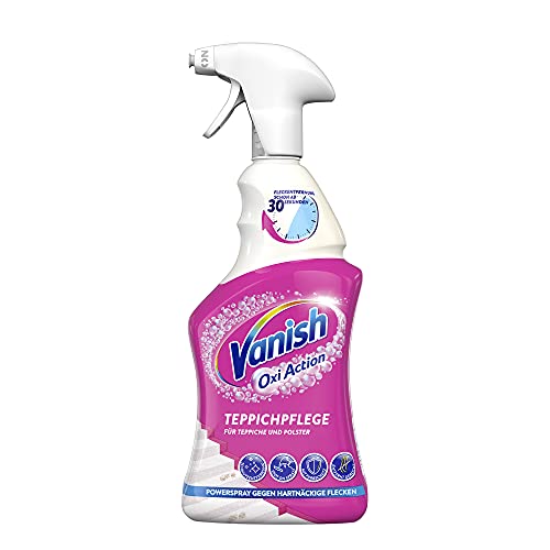 Vanish GOLD Oxi Action Powerspray Teppich Fleckenentferner – Teppichreiniger gegen Schmutz, schlechten Geruch & Staub – 1 x 660 ml