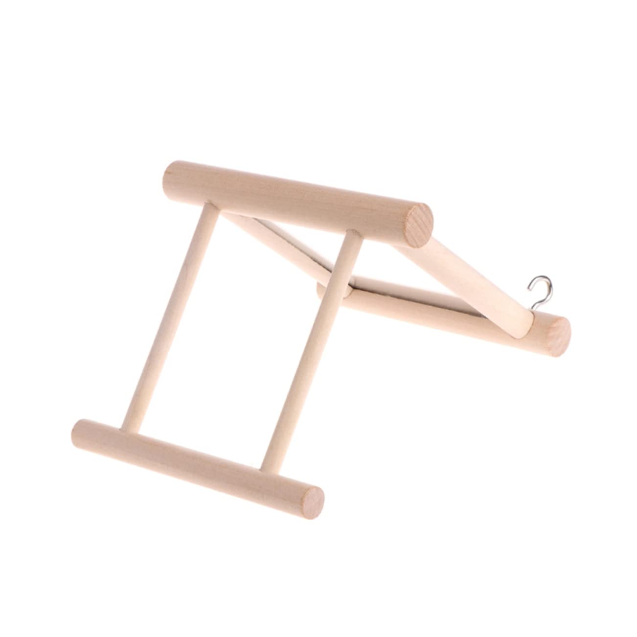 BESPORTBLE 4 Pezzi Giocattoli Per Gabbia Per Pappagalli Altalena Per Uccelli Specchio Parrocchetto Fringuello Calopsitta Supporto Per Gabbia Per Uccelli