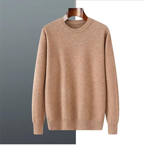 Men's Sweaters Crew Neck Long Sleeve Casual Business Large Size Pullover Sweater4