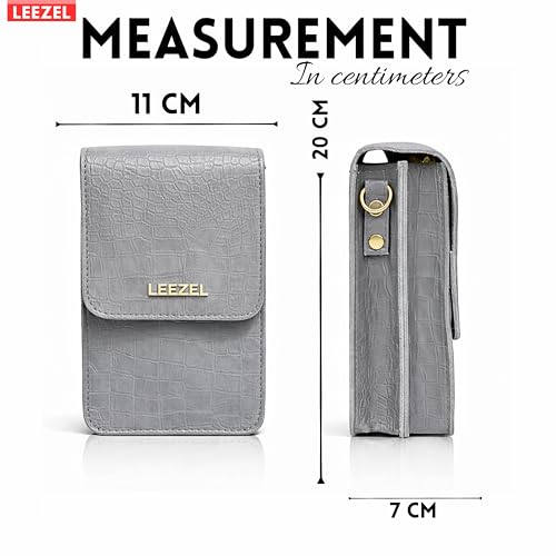 Image of LEEZEL Women's Girls Wallet Sling Bag for Mobile Cell Phone Holder