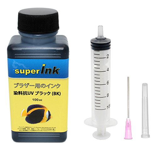 super Ink ブラザー用ブラック染料抗UVインク LC3129シリーズ対応