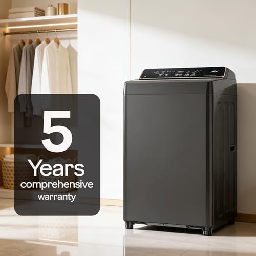 Image of Godrej 7.5 Kg Fully Automatic Top Load Washing Machine with In-built Heater, Germ Shield Technology, Stainless Steel Drum & 5 Years Warranty (WTEON VAL 75 5.0 FDAG C MTBK)