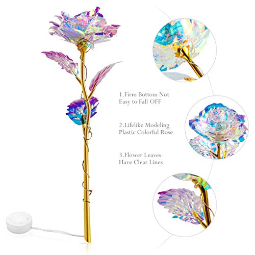 OSALADI - Rosa luminosa colorata, ideale come