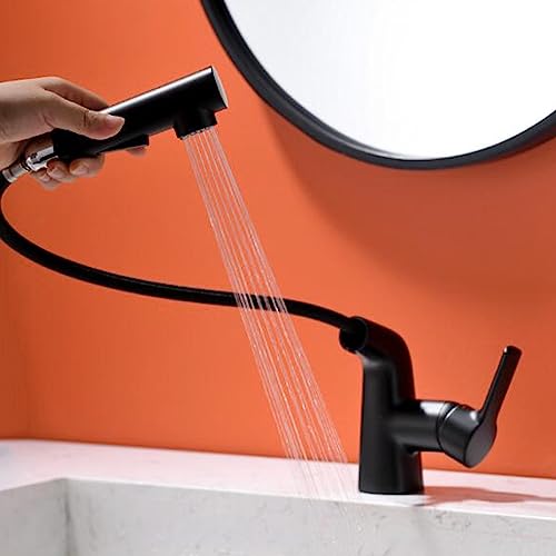 Robinet de lavabo multifonction extractible pour simplifier les soins de salle de bain