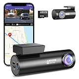 AZDOME Front and Rear Dash Cam, 4K + 1080P Dual Dash Camera for Cars with 5.8GHz WiFi GPS, Night Vis