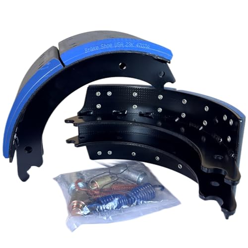 Safety Recall RVXX2004, Pedal Plate - 2020-2021 Volvo VAH, VHD, VNL & VNR 2 4707 Air Brake Shoe Box Kit 23k Replace 4707Q, 4707 16-1/2' x 7' Q+, Q Plus Brake Kit 23K Lining includes 2 Shoes & Hardware Kit, Heavy Duty Drum Brake Shoes Lining