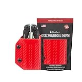 Clip & Carry Funda multiherramienta Kydex para piel Surge – Fabricado en Estados Unidos (multiherramienta no incluida) EDC Multi herramienta funda funda funda (fibra de carbono)