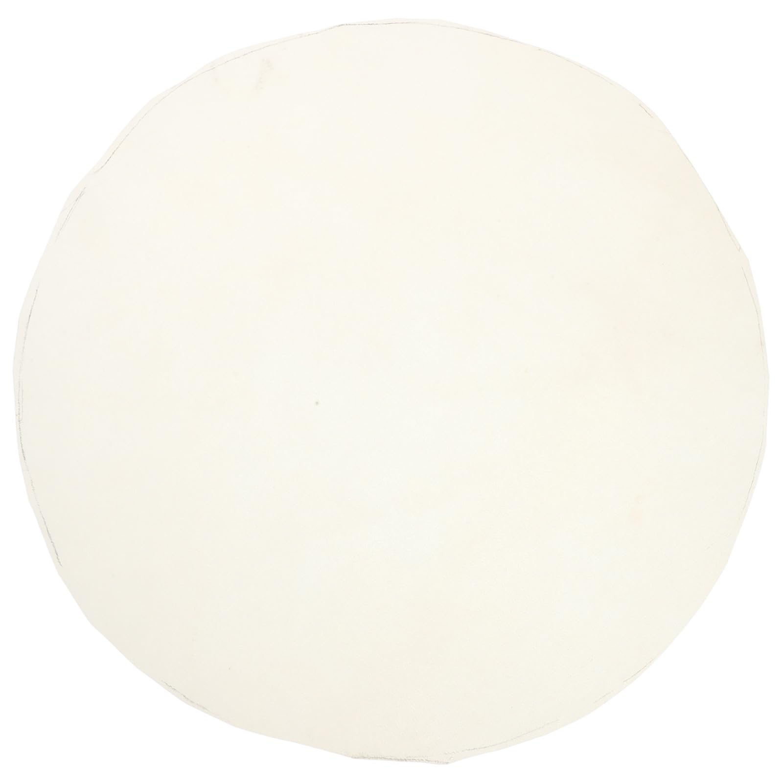 INOOMP Pelle di capra beige per tamburo - Pelle di capra di ricambio per tamburo djembe africano da 55 cm/21,61 pollici - Accessori per strumenti musicali