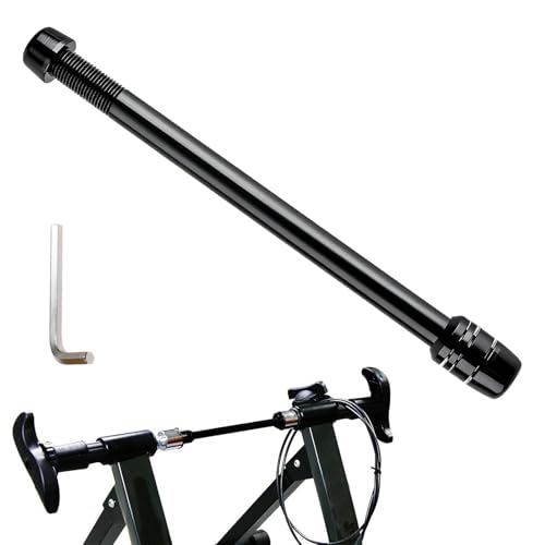 LNSYSNS Axe Traversant de Vélo, M12 X 1,0 Remorque de Vélo Adaptateur D'axe, Alliage D'aluminium, Réglable de 166 à 178 mm Axe Enfichable M12, pour Vélos de Route et De Tourisme