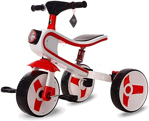 NUBAO Stroller Wagon Tricycle Trike Kids’ Tricycle Trikes,Children’s Bicycle 3-6 Years Old Folding 2 in 1 Baby Scooter with Music Lights Girl Boy (Color : B) Over 1 Year Old Girl Gifts (Color : B)