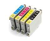 photo packaging design Pack de 4 Cartuchos de Tinta Compatible con Epson Ref. PACK4-T0551/2/3/4 (BK/C/M/Y)