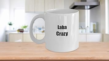 EzGift Funny Laba Crazy Mug Musician Gift Instrument Player Present Coffee Tea Cup 11 oz