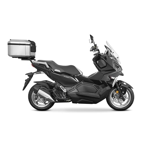 SHAD Top Master SYM ADX 125 Argenté support robuste au design épuré