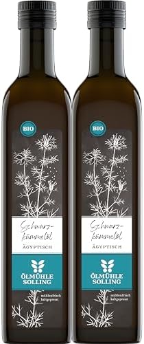 Ölmühle Solling Schwarzkümmelöl ägyptisch (Nigella Sativa) - nativ - kaltgepresst - 1000ml - Bio