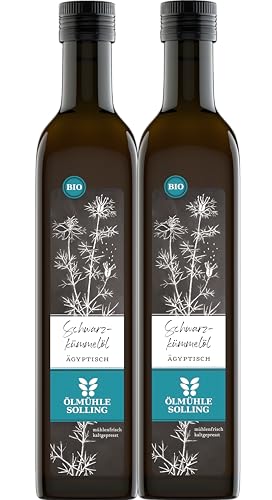 Ölmühle Solling Schwarzkümmelöl ägyptisch (Nigella Sativa) - nativ - kaltgepresst - 1000ml - BIO