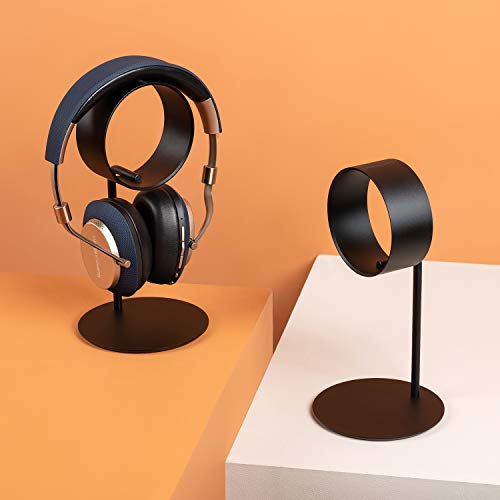 UPPERCASE Designs Zero Infinity Support Creaseless Premium Aluminum Headphone Stand Compatible with AirPods Max and Other Premium Headphones (Black) by UPPERCASE - Image 3
