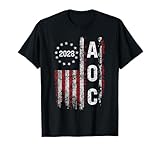 AOC Alexandria Ocasio Cortez 2028 For President Election T-Shirt