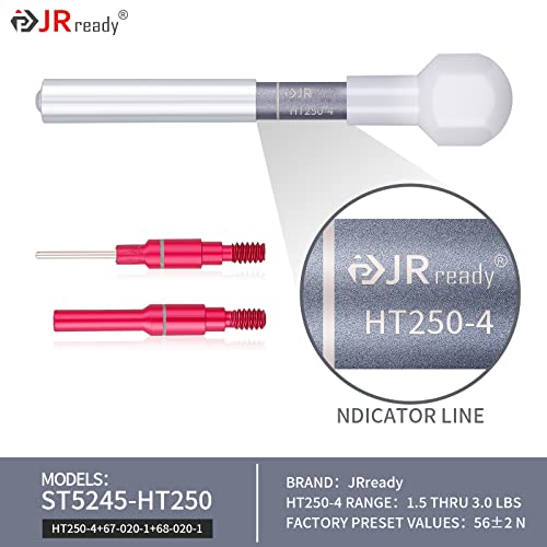 Image of JRready ST5245-HT250 Electrical Tension Test Tools,20# Socket and Pin Tester Tips Work with The HT250-4 Adjustable Retention Dynamometer Tool Set in Electrical System Tools(RED)