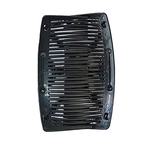 Pinzas de cabello doble para mujer Lovef negras, blancas y doradas miniatura 3