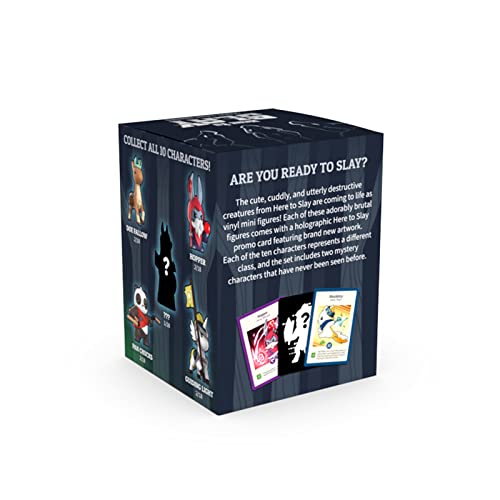 Image of TeeTurtle Unstable Games - Here to Slay: Vinyl Mini Series Blind Box - Includes mystery vinyl figure toy and exclusive holographic promo card