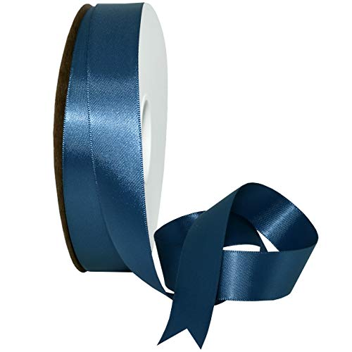 Image of Morex Ribbon 08822 /50-365 Ribbon, 7 /8 inch x 50 Yd, Light Navy