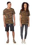 Alternative Men's Printed Eco Crew T-Shirt, Camo, XX-Large