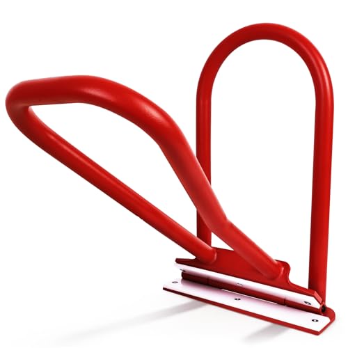Standing Seam Roofing Tools HTSL25E2 Roof Eaves Seam Bender with PVC Insert Metal Roofing Drip Edge Folding Tool for Roofer and Sheet Metal Worker High-strength Metal Eaves Seam Locker(Red)