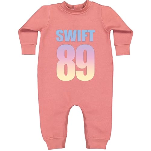 Fleece One-Piece Lover Era Swift 89 12 Months Mauve