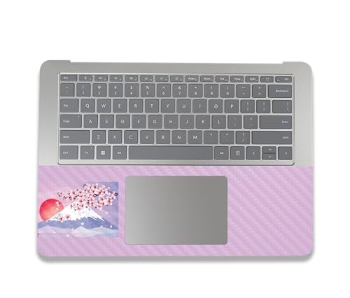 Image of MightySkins Carbon Fiber Skin Compatible with Microsoft Surface Laptop Studio 2 (2023) Full Wrap Kit - Fuji Sunset | Protective, Durable Textured Carbon Fiber Finish | Easy to Apply | Made in The USA