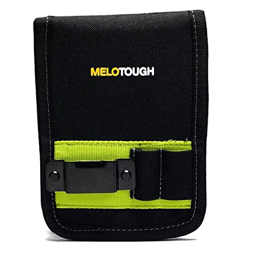 Image of MELOTOUGH Tool Belt Holder Tool Belt Hook Drill Bit Tote Hammer Holder | Multi-Function Tool Belt Hook, Tape Measure Clip, Drill Bit Tote, Hammer Loop, Fits Cordless Drills & Power Tools