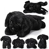 5 Pieces Dog Stuffed Animal Puppy Stuffed Animal 1 Big Mommy Dog with 4 Mini Baby Cute Soft Plush Dog Stuffed Dog with Puppies for Birthday Children's Party (Labrador)