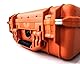PELI 1450 Sturzfester Koffer für Empfindliches Equipment IP67 Wasser- und Staubdicht 15L Volumen, Mit Schaumstoffeinlage (Anpassbar) Orange 1450-000-150E Mit Schaum/Orange M