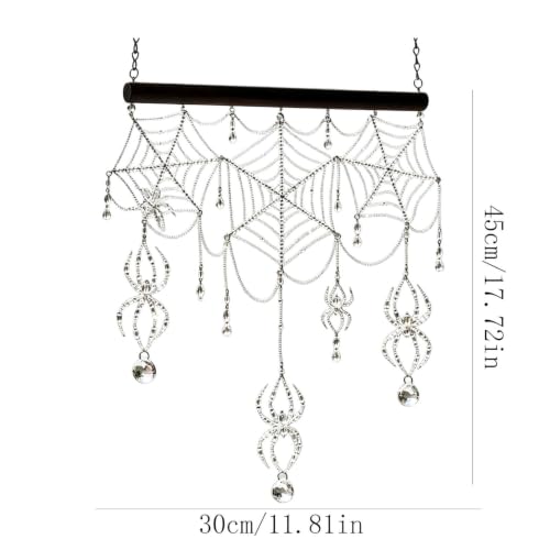 Halloween Spider Web Crystals Suncatchers Hanging Dream Catchers for Adults - image 5