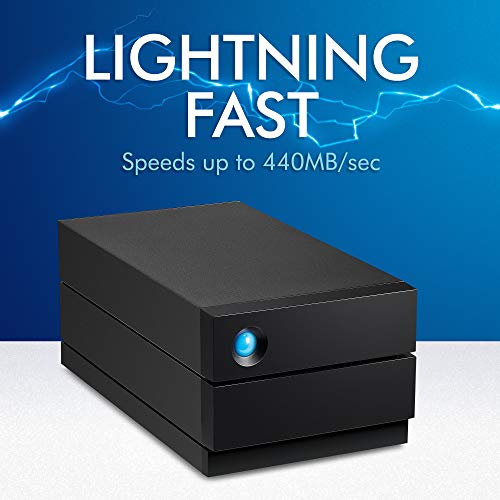 image for LaCie 2big RAID 16TB External Hard Drive Desktop HDD – USB-C USB 3.0