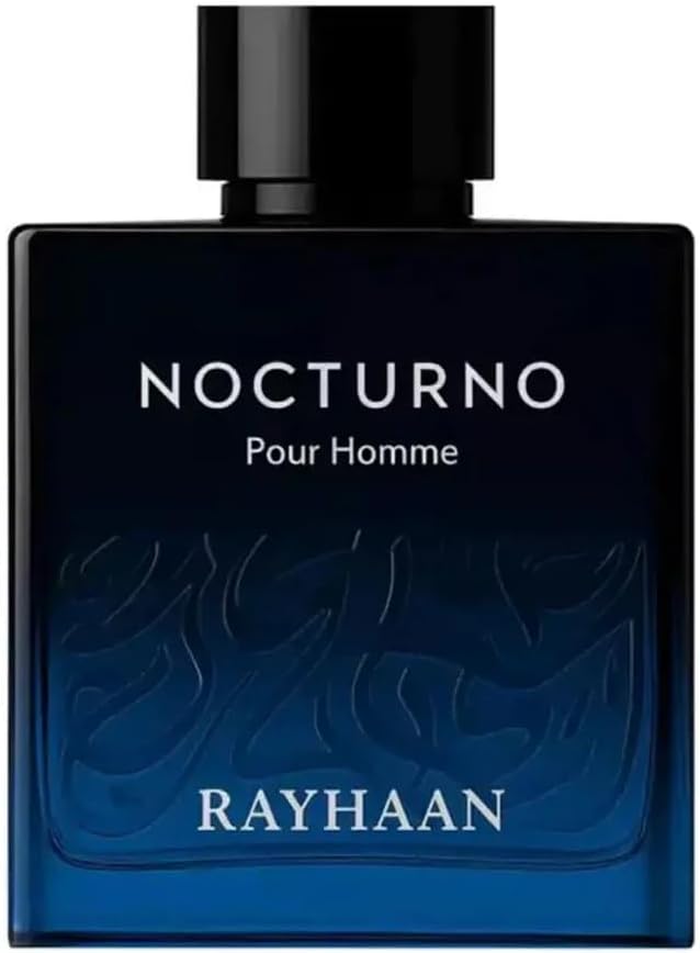 RAYHAAN Nocturno Eau de Parfum Men’s Perfume Glass Bottle Black and Blue