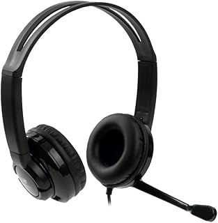 C3Tech Headset PH-120BK Preto Conector 2x P2 3.5mm Circumaural (Over-Ear) Microfone Omnidirecional estereo Integrado Ajuste de Volume no Cabo Alto-Falante 40mm
