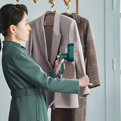 NHQZ Mini-Reise-Bügeleisen, faltbar, praktisches Handbügeleisen, kleines Haushaltsgerät, vertikaler Dampferzeuger, Nass- und Trockenfunktion, Dualfunktion