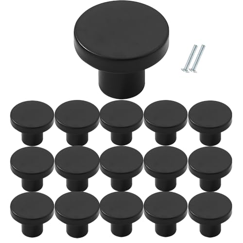 CABDM 18 Packs of 1-1/5-inch Matte Black Drawers and Cabinet